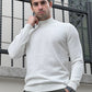 Tivoli White Half Turtleneck Sweater