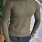 Ascona Khaki Turtleneck Knitwear