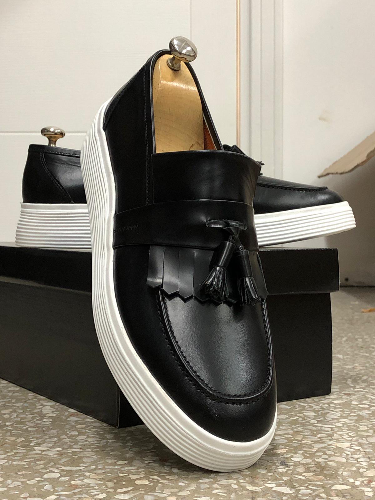 Elmore Black Loafers