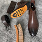 Lucca Brown Chelsea Boots