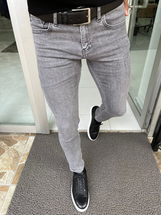 Paterson Gray Slim Fit Jeans