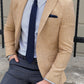 Thomas Yellow Slim Fit Blazer