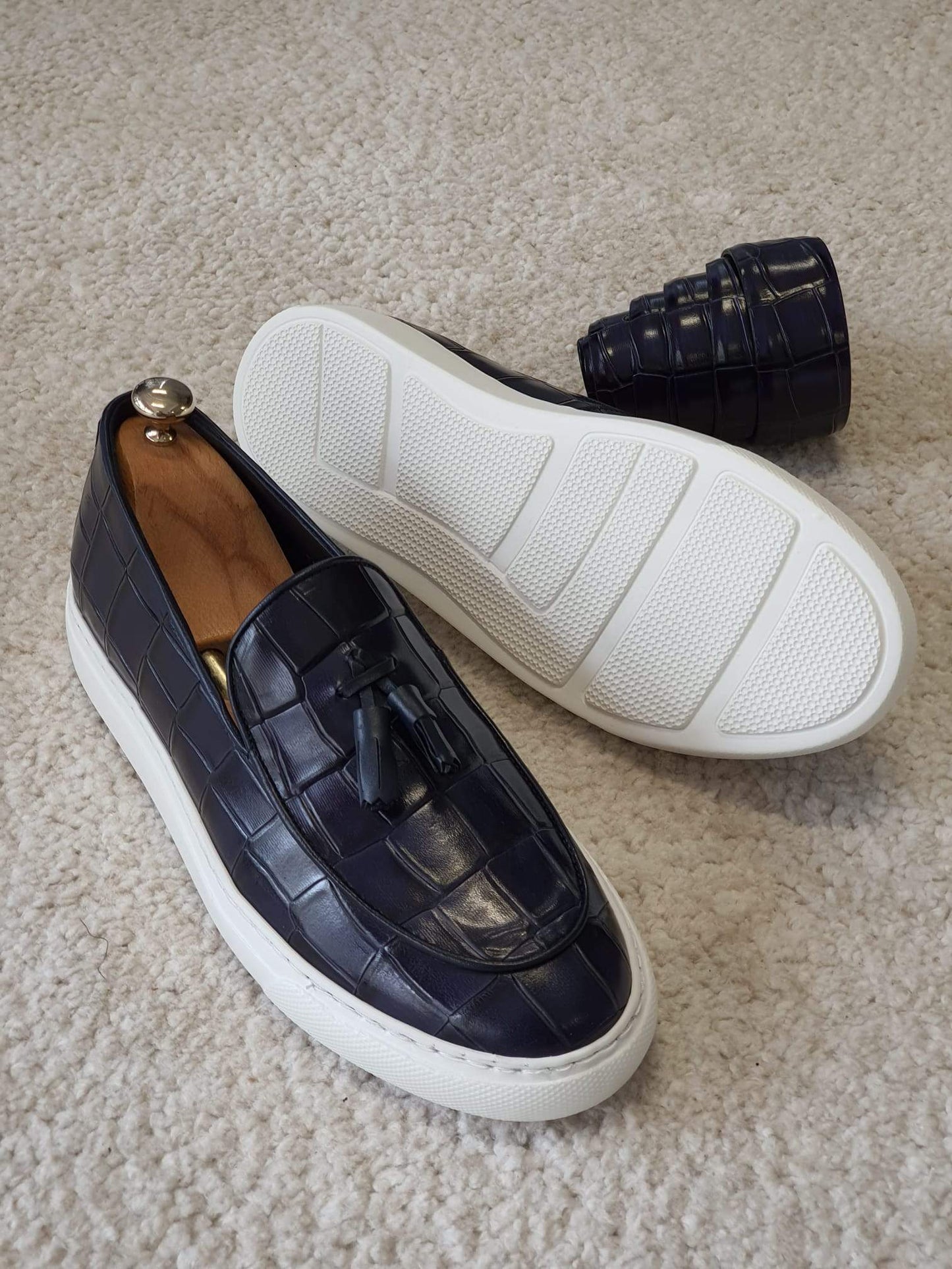 Varese Navy Blue Shoes