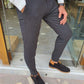 Aachen Black Slim Fit Pants
