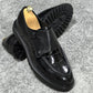 Isaac Black Leather Shoes