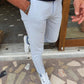 Geneva Blue Slim Fit Pants