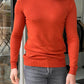 Hamilton Orange Slim Fit Turtleneck Sweater