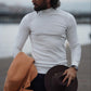 Catania White Patterned Sweater