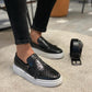 Toluca Black Leather Shoes