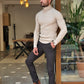 Lucca Beige Turtleneck Knitwear