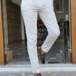 Geneva White Slim Fit Pants