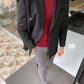 Denver Black Double Breasted Slim Fit Coat