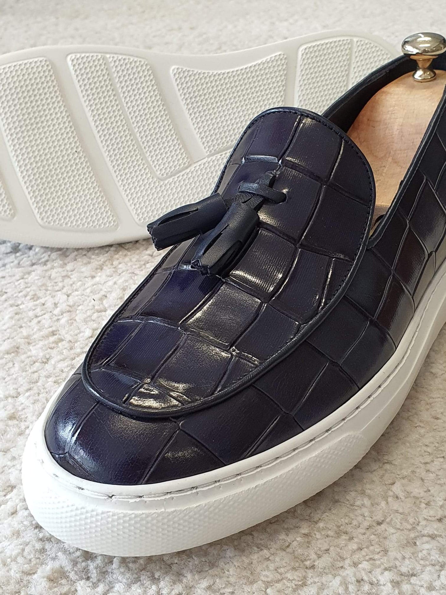 Varese Navy Blue Shoes