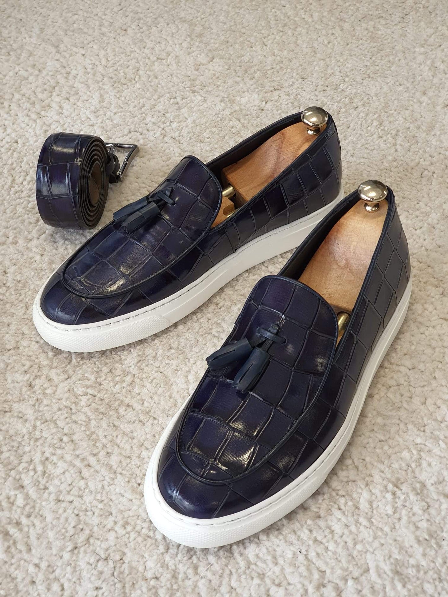 Varese Navy Blue Shoes