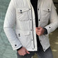Orlando White Slim Fit Coat