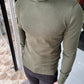Hamilton Khaki Slim Fit Turtleneck Sweater