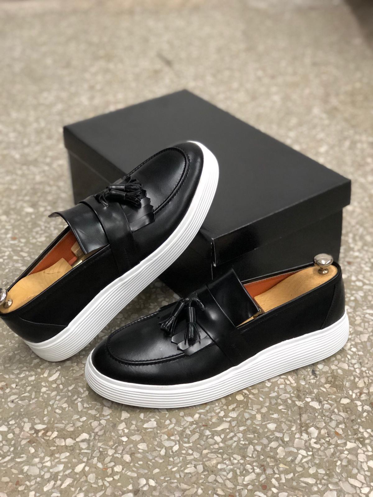 Elmore Black Loafers