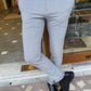 Bern Gray Slim Fit Pants