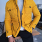 Catania Yellow Slim Fit Coat