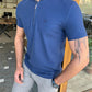 Loris Navy-Blue Polo T-Shirt