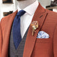 Scott Tile Patterned Slim Fit Suit