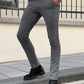 Siena Gray Self-Patterned Pants