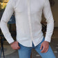 Chester Beige Patterned Slim Fit Shirt