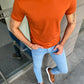 Gareth Camel Slim Fit T-Shirt