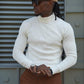 Izmir White Turleneck Sweater